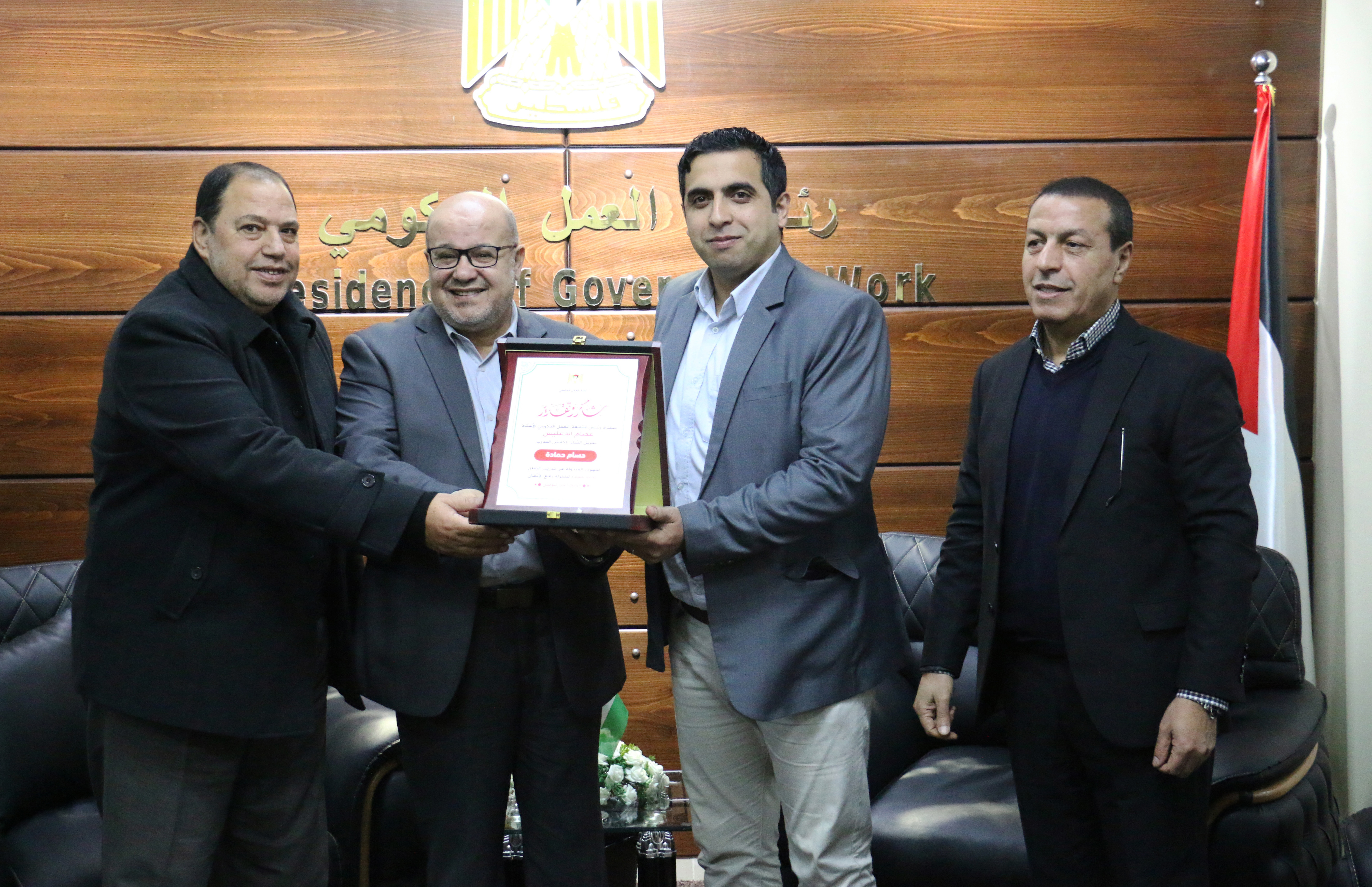 خلال تكريمه للأبطال صباح اليوم