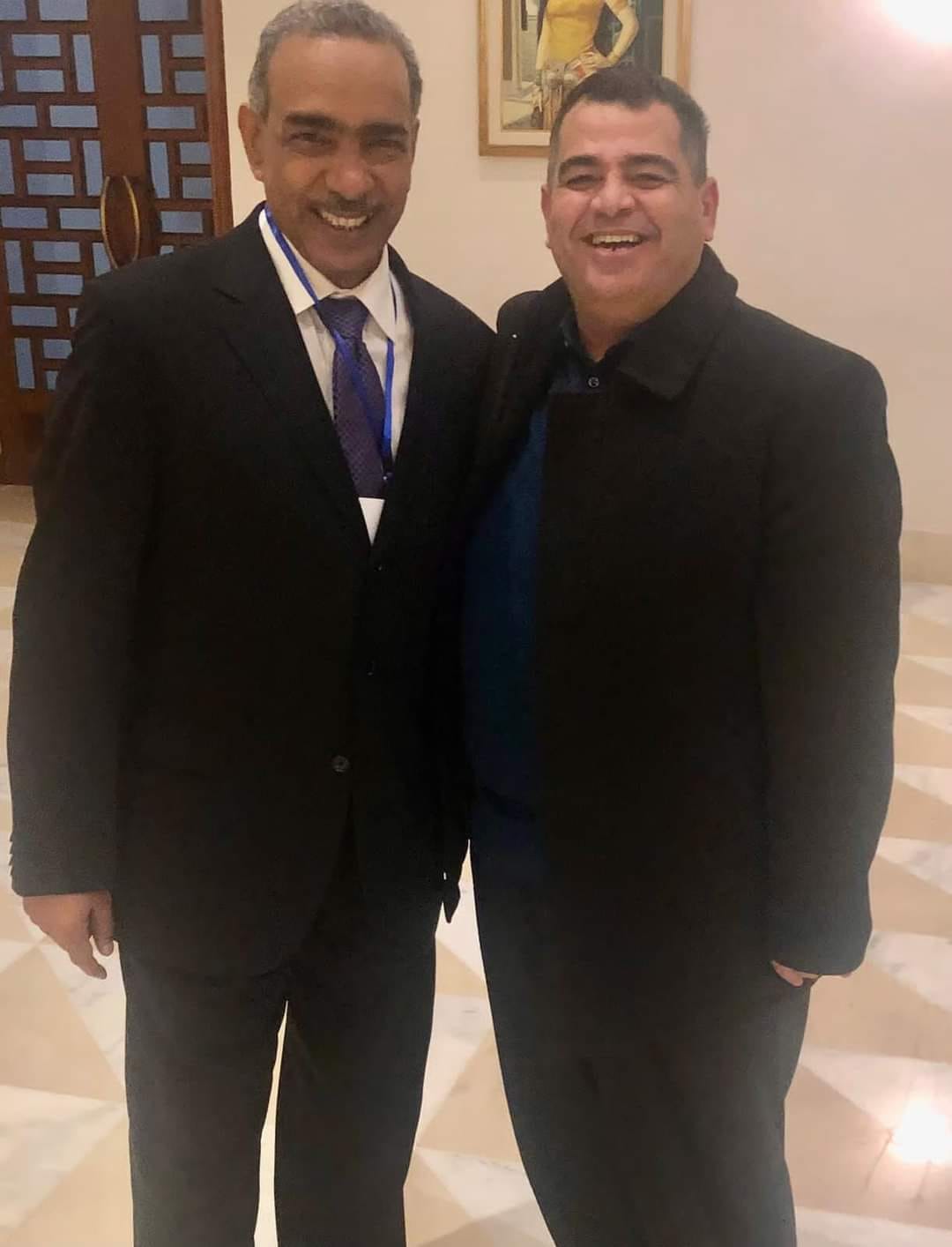 لقاء هنية بالشيخ علي بن خليفة، رئيس الاتحاد العربي لكرة الطائرة 2 | 