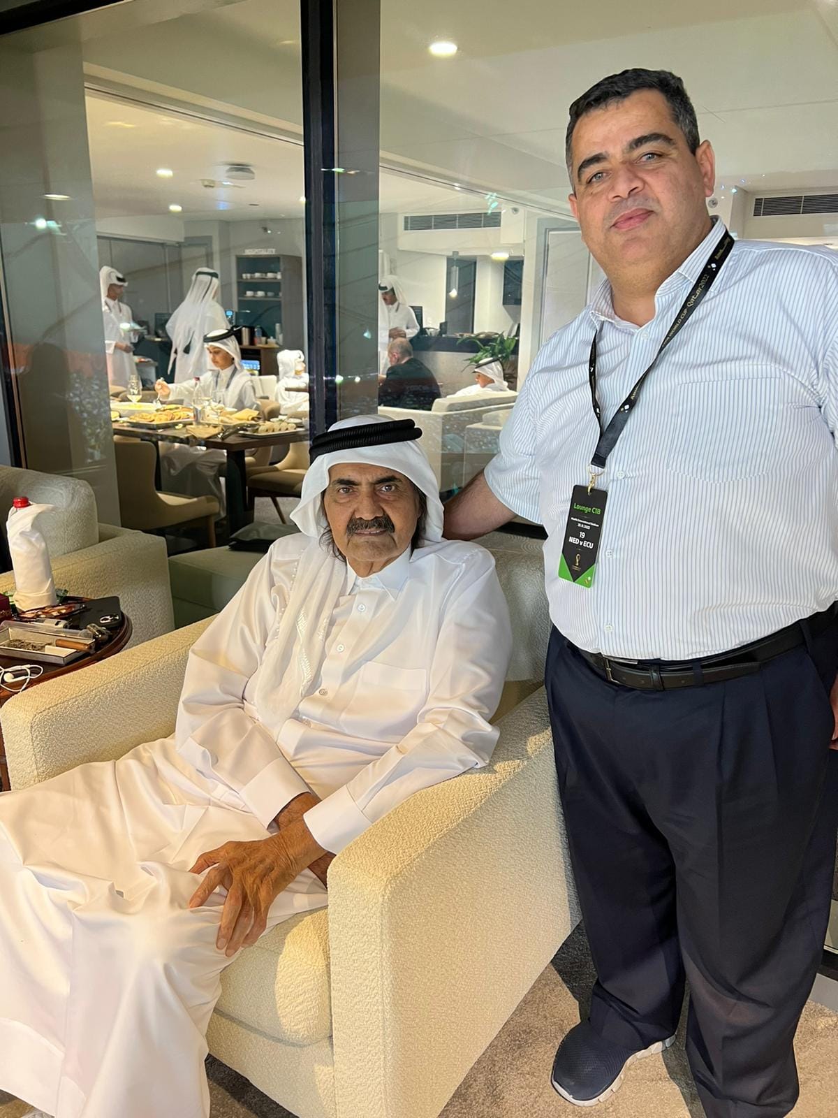 "هنية" يلتقي الأمير حمد بن خليفة آل ثاني | 