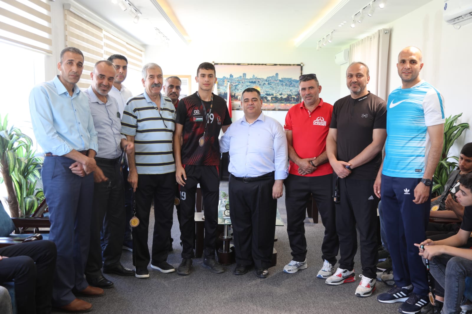 وفد منتخب براعم فلسطين لكرة الطائرة | 