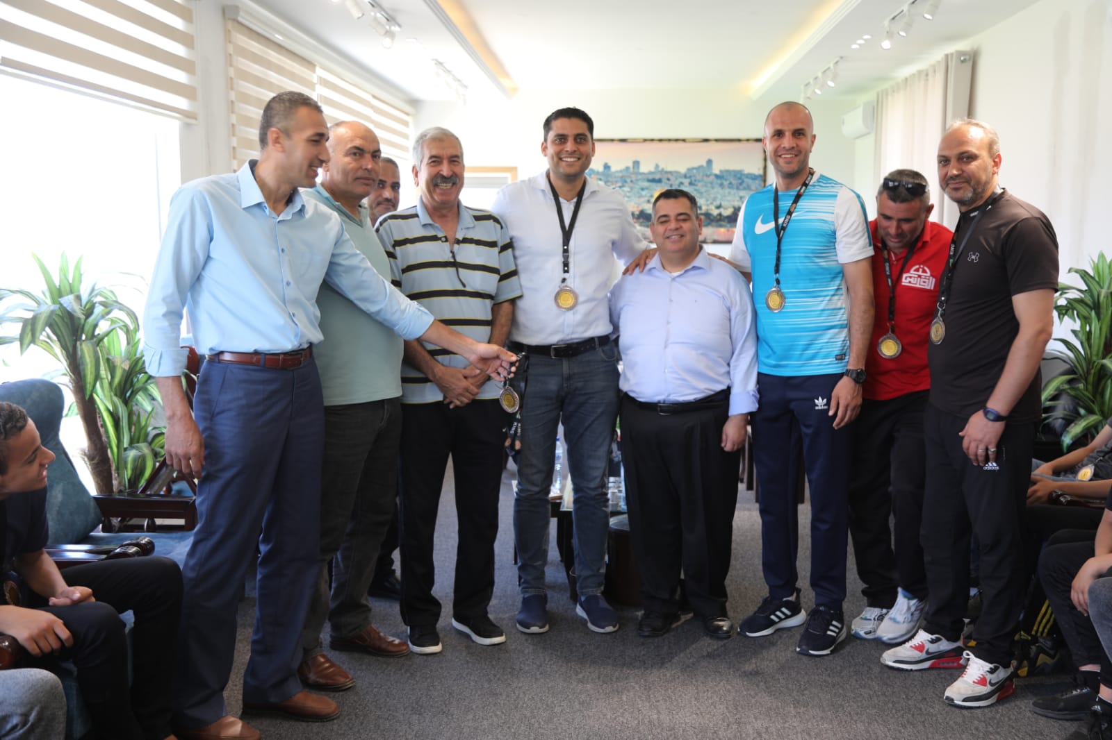 وفد منتخب براعم فلسطين لكرة الطائرة | 