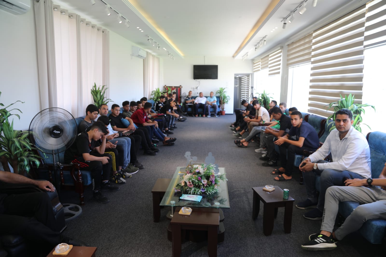 وفد منتخب براعم فلسطين لكرة الطائرة | 